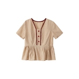 Đồ ngủ mặc nhà bộ ngắn tay nữ thêu Freedy - WBN1221