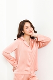 Bộ lụa dài tay mặc nhà nữ Freedy-91459202S10904