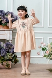 Váy bé gái ngắn tay thêu hoa - KVN2208
