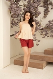 Đồ ngủ mặc nhà nữ bộ 2 dây cách điệu Freedy-91407211S03901