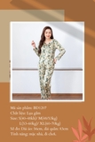 Đồ ngủ mặc nhà bộ dài tay nữ họa tiết Freedy - BD1207