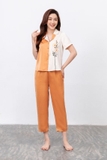 Pijama bộ ngắn tay nữ thêu Freedy - WPN1233