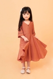 Váy, đầm bé gái dài tay cách điệu Freedy KVD1203-Mẹ và bé