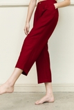Quần dài nữ dáng suông cạp khóa thân trước Freedy , sang trọng và thoải mái-91202202