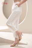 Quần dài nữ dáng suông cạp khóa thân trước Freedy , sang trọng và thoải mái-91202202