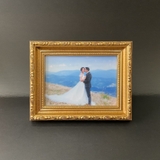 KHUNG ẢNH ĐỂ BÀN GỖ VÀNG 1017VS