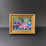 KHUNG ẢNH ĐỂ BÀN GỖ VÀNG 1017VS