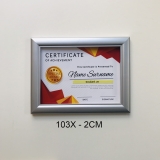 Khung Bằng Khen Gỗ Xám 103X