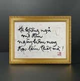 Khung Tranh Thư Pháp 518V