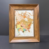 Khung Bản Đồ Vân Gỗ Đẹp 679
