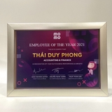 Khung Bằng Khen Đẹp Màu Bạc F2B