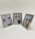 KHUNG ẢNH ĐỂ BÀN MÀU BẠC F1B