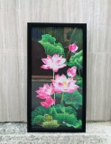 KHUNG TRANH ĐÁ HOA SEN