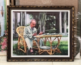 KHUNG TRANH ĐÍNH ĐÁ BÁC HỒ