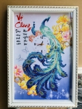 KHUNG TRANH ĐÍNH ĐÁ ĐỒNG HỒ VỢ CHỒNG