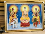 KHUNG TRANH ĐÍNH ĐÁ TAM BẢO