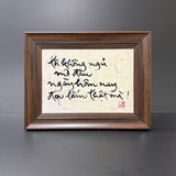 Khung Vân Gỗ Thư Pháp S902