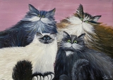 Tranh sơn dầu THE CATS 