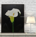 Tranh sơn dầu Lily flower 