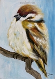 Tranh màu bột FUNNY BIRD 