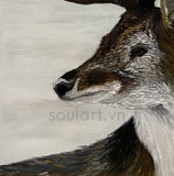 Tranh sơn dầu The Deer