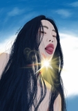 Tranh digital chân dung
