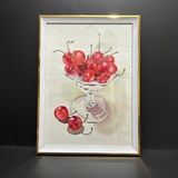 Tranh Màu Nước Cherry