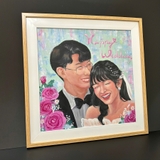 Khung đôi cho tranh sơn dầu