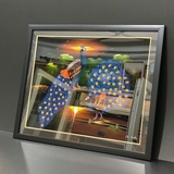 KHUNG TRANH ĐEN F3D BO ĐEN 