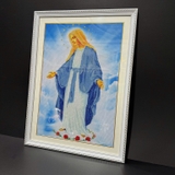 KHUNG TRANH ĐÍNH ĐÁ 328TB CÓ BO TRẮNG