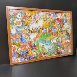 KHUNG TRANH GHÉP GỖ 071G