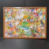 KHUNG TRANH GHÉP GỖ 071G