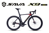 XE ĐẠP ĐUA CARBON SAVA X9.7 R7020 full Carbon, phanh Đĩa dầu