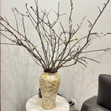 Bình gốm khảm trai