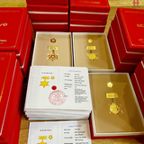 Bộ quà tặng kỷ niệm chương mạ vàng