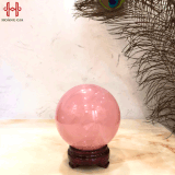 Quả cầu đá Thạch Anh hồng