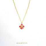 Dây chuyền vàng gắn đá Ruby