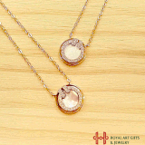 Dây chuyền vàng hồng