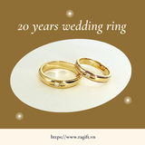 Nhẫn cưới vàng vàng 18K