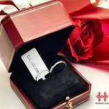 Nhẫn cưới vàng trắng 14K