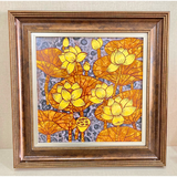 tranh hoa sen sơn mài