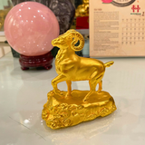 Tượng Dê Tài Lộc mạ vàng
