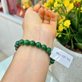 Vòng tay đá quý gắn tỳ hưu vàng 9999