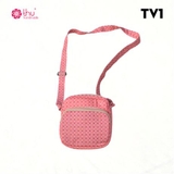 Túi đeo chéo dáng hộp 2 ngăn