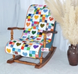 Ghế Bập Bênh Quilt Trái tim