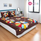 CHĂN QUILT HOA CÚC