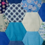 Chăn Quilt Lục Giác Hi Vọng