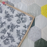 Chăn Quilt Lục Giác Nắng Ban Mai