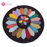Bộ thảm thiền hoa cúc vàng size 1.1m