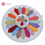Bộ thảm thiền hoa cúc trắng size 1.5m